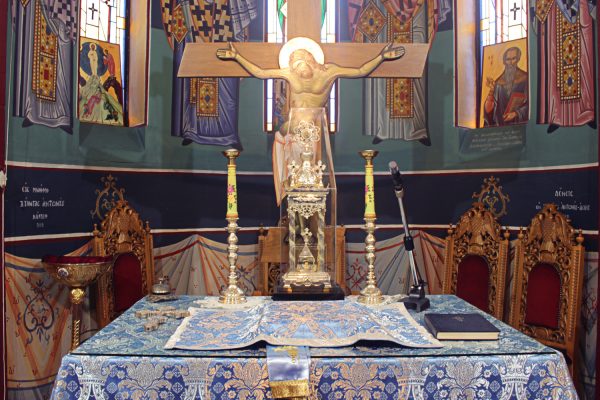 Holy Sanctum interior St. Nicholaos Cardiff